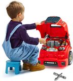 VEVOR Motor Toy 60-delige Kinderautoreparatieset Vanaf 3 jaar Rood