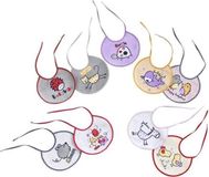 Interbaby Slabbetjes Junior Katoen 20 Cm 12 Stuks Multicolor