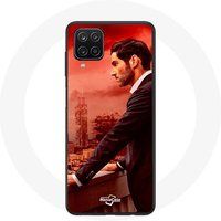 Maniacase Hoesje voor Samsung Galaxy A12 Lucifer Morningstar Series Seizoen 5