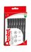 Pentel BX440 Feel-it Wow drukbalpen 1,0 mm 8 zwart