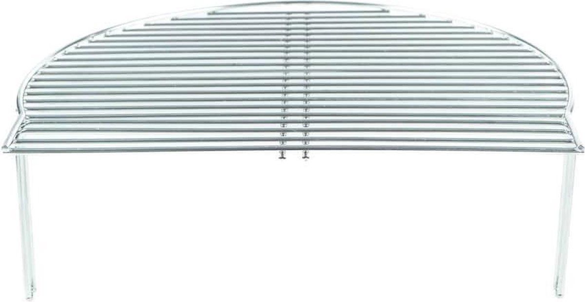 Grill Guru Elevator Compact Grillrooster - Zilver - Rvs