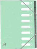 Oxford TopFile+ A4 map, 8 posities, omslag, pastelkleuren
