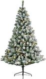 Everlands Imperial Pine Kunstkerstboom - 150cm hoog – Met sneeuw - 170 LED lampjes