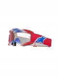 Alpinestars Vision 5 Cross/Enduro Goggles - Rood/Wit/Blauw