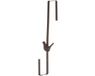 Esschert design Deurkranshanger - Vogel - Gietijzer - Zwart - L35 cm