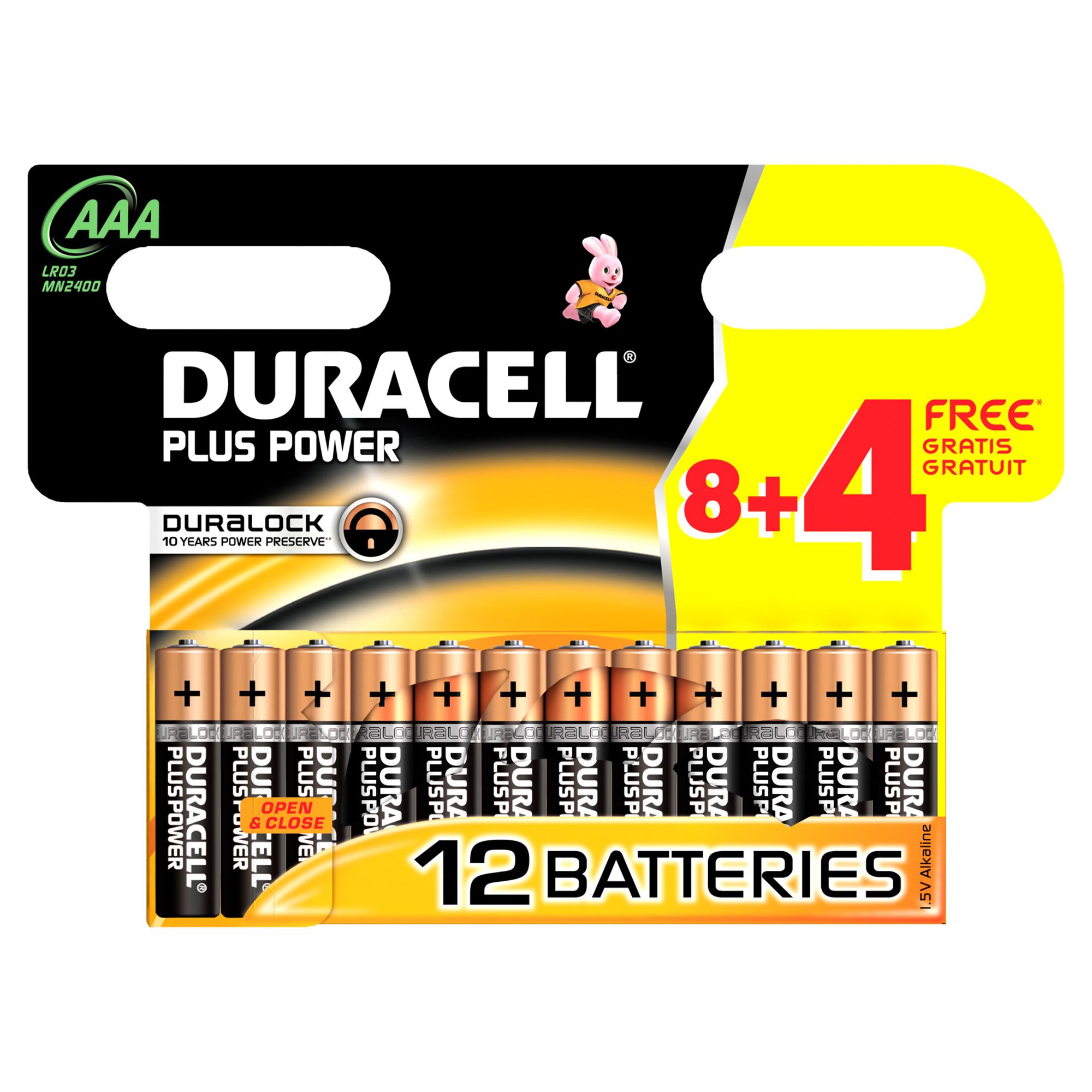 Duracell Plus Power - Huishoudelijke batterijen