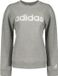 Adidas Sportswear Lin Ft Sweatshirt Grijs M Vrouw