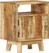 vidaXL Nachtkastje 40x30x50 cm ruw mangohout
