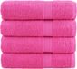vidaXL SOLUND Badhanddoeken - 4 stuks - 600 g/m² - 70x140 cm - Roze