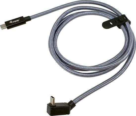 Equip 128423 USB-C naar USB-C kabel, 3 meter, zwart