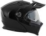 Simpson Journey Solid Zwart Metal Adventure Systeemhelm - Helm