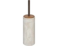 5Five Toiletborstel Como Marble - wit - 10 x 37 cm