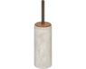 5Five Toiletborstel Como Marble - wit - 10 x 37 cm