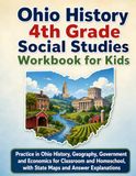 Ohio History 4th Grade Social Studies Workbook for Kids
