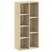 vidaXL Boekenkast 50x25x105 cm bewerkt hout sonoma eikenkleurig