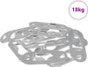 vidaXL Sleufhanger 3673 st zilver 45 x 16 x 3.5 mm ijzer