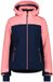 CMP Dames ski jas blue ink/lotus Colorblock XS