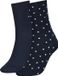 Tommy Hilfiger WOMEN SOCK DOT 2P Vrouwen Sokken Maat 35-38