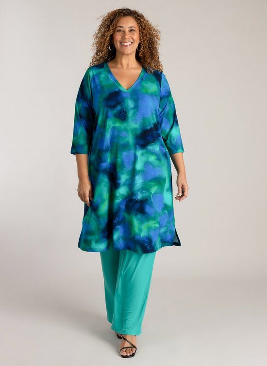 COLLETTA Nienke One pieces - Blue/Multi-Colour - maat 0(46)