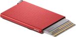 SECRID Premium Card Protector Fluted MagSafe Pasjeshouder Rood