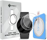 Strap-it 2-pack Screenprotector met One-Click Tool voor Samsung Galaxy Watch 5 Pro