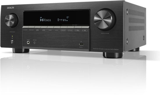 Denon AVC-X3900H 9.4-kanaals 8K AV-Receiver, Dolby Atmos, DTS, Auro-3D, IMAX Enhanced, HEOS Multiroom, 4K/120Hz Gaming, Dirac Live Ready, Bluetooth, Wi-Fi - Zwart