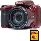 Kodak Pixpro AZ405 - Compactcamera - Rood - + 32GB geheugenkaart