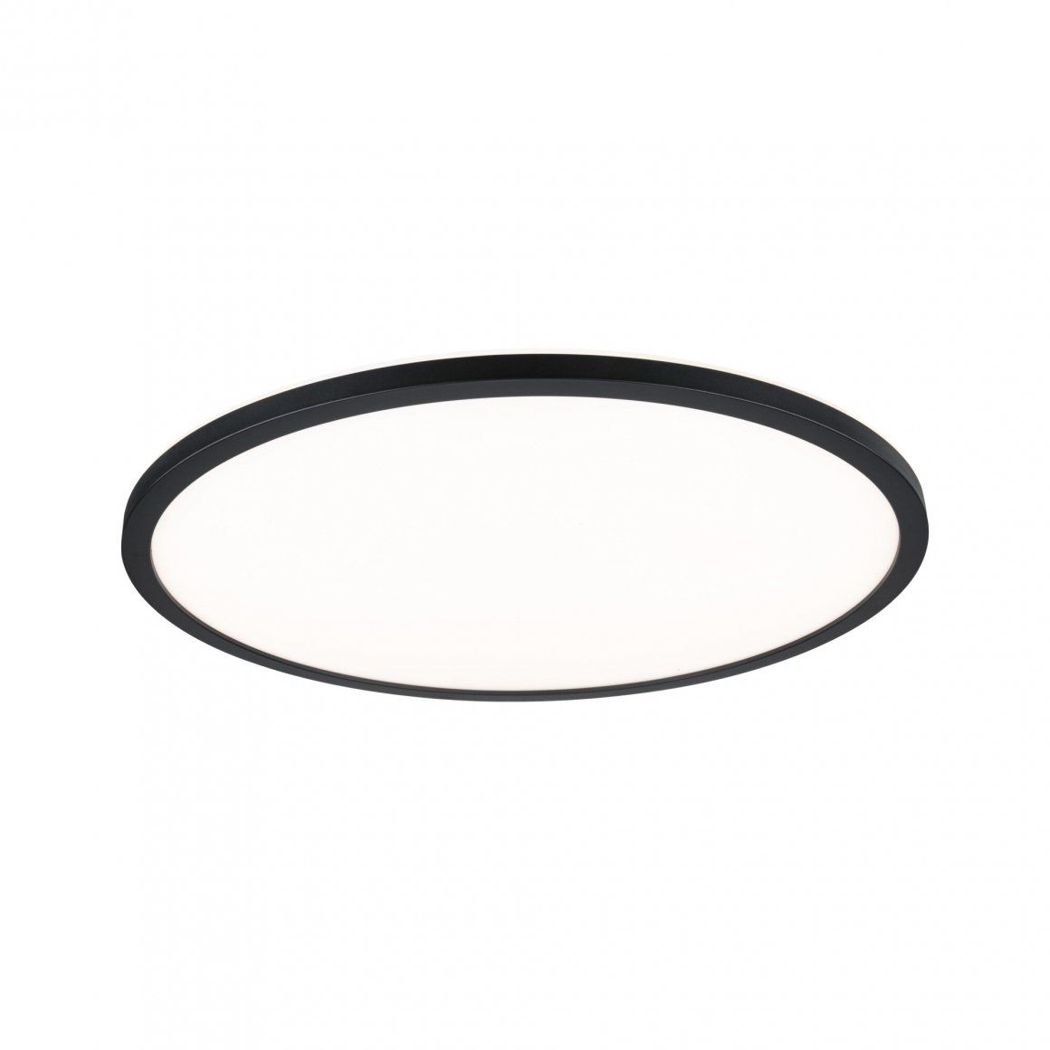 Paulmann Atria Shine Paneel - Rond - 22W - Zwart - 3000K - Dimbaar