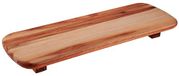 Tramontina - Plank met poten. 50x1,8x5,6cm. FSC teakhout.