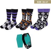 Disney Nightmare Before Christmas Chaussettes Coffret Cadeau 3 Paires - Taille 35-41