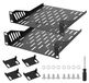 Omgoods - 2 pièces étagère de rack de serveur ventilée pour équipement informatique