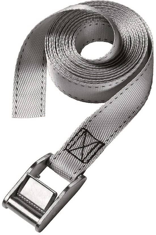 Masterlock Spanbanden - 2 stuks - 2,5mx2,5cm - Grijs - 3110EURDAT