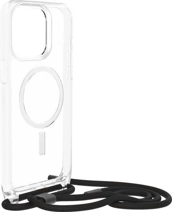 OtterBox React Necklace iPhone 15 Pro Max Hoesje met Koord - Transparant
