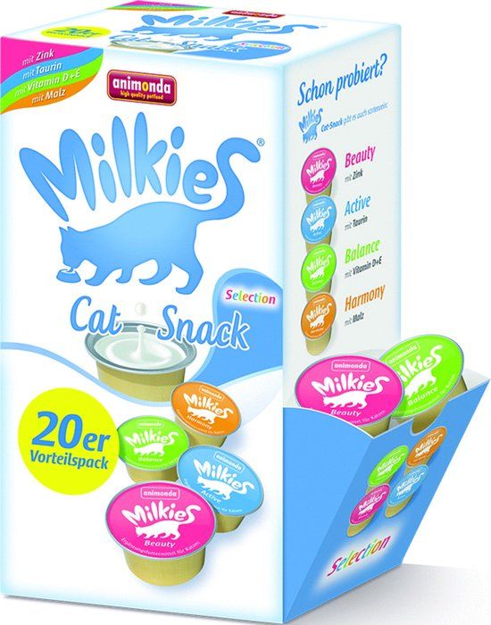 Animonda Milkies - Mix van 4 smaken - 20 Cups