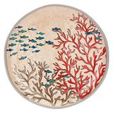 Sea Life by Rose & Tulipani Rose en Tulipani-Set 2 dinerborden 100% melamine, beige, 27 centimeter