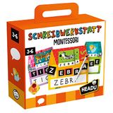 Headu DE52484 Schrijfwerkplaats educatief spel Montessori, oranje