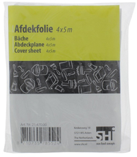 Afdekfolie 4 x 5 meter (Transparant, HDPE)