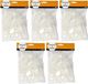 Merkloos / Sans marque Creativ Company B.V. 5x Witte spinnenraggen decoratie 20 gram - Halloween/horror versiering/decoratie