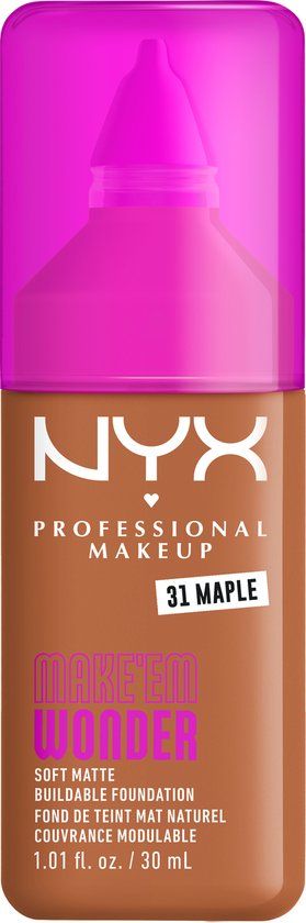 NYX Professional Make Up Make 'EM Wonder Foundation - Maple - 30ml