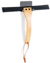 Vilde - Ruitenwisser - Bamboe Handgreep - Zwart Metalen Frame