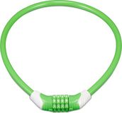 Relaxdays Antivol de vélo enfant - Serrure à combinaison - Vert - 70 cm