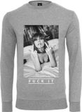 Mister Tee Fuck It 2.0 Crewneck sweater/trui Grijs S