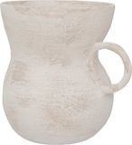 Urban Nature Culture Vaas Relaxed Wit Keramiek 25 cm