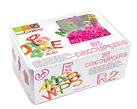 ScrapCooking - 36 plastic uitsteekvormpjes - abc en dieren
