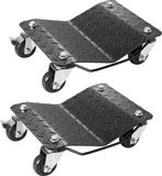 Vevor Bandenwagen 2 Stuks 1400kg Zwart Staal