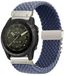 By Qubix Qubix - Braided Nylon Watch Strap for Garmin Descent G2 - 22mm Quickfit - Blue-Grey