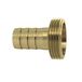 Riegler 1/3 slangkoppeling G 1 1/2 x 32 mm, vlakdichtend, zonder band, lichte uitvoering, blank messing