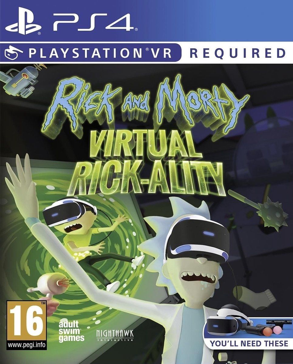Adult Swim Games Rick and Morty: Virtual Rick-Ality PS4 VR