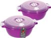 GreenPan set de cuisine 2 pièces avec valve vapeur - 20 litres - violet - 22 cm x 9 cm