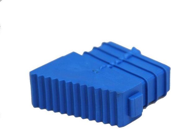 Solide Dop Trapvoet 50 x 20 mm t.b.v. PT Trap > 6 treden, per 2 stuks